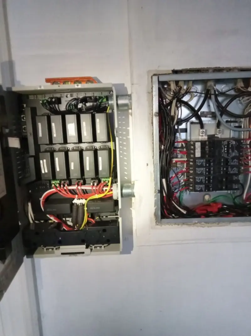 Electrical panel upgrade completed for Ring Doorbell Installation in Springville
